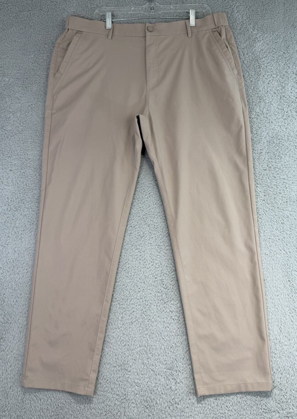 Jack Archer Pants Mens 36x28.5 Oak Khaki Jetsetter Straight Fit Stretch Traveler